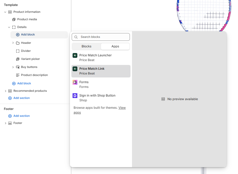 Add the widget to your theme